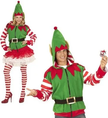 Produktbild von SANTA'S KLEINE HELFER (Strickjacke mit Kapuze) Größe L/XL
