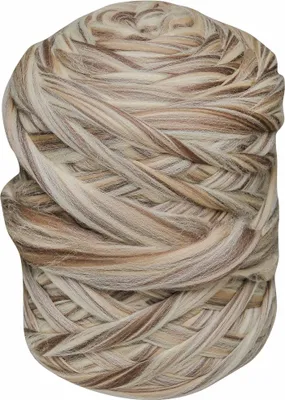 Produktbild von 1m Filzwolle mehrfarbig Märchenwolle Merino Nassfilzen Trockenfilzen Meterware