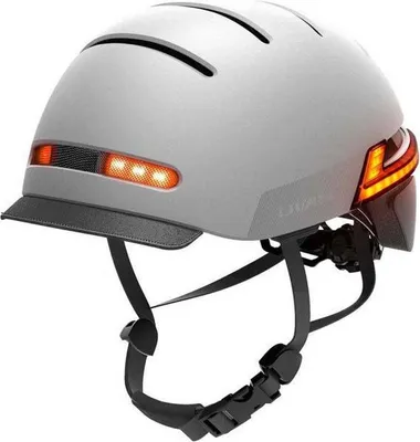 Produktbild von Livall BH51M Neo Grey Medium - (Inteligentny) kask rowerowy - Funkcja SOS - Wyświetlacz LED - Inteligentne oświetlenie