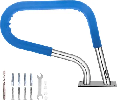 Produktbild von VEVOR Griffbogen Poolgeländer 30"x22" Pool Handlauf Edelstahl mit Griffabdeckung