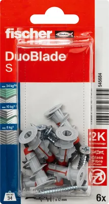 Produktbild von Fischer 545684 Schraubanker / Dübel 6 Stück 44 mm