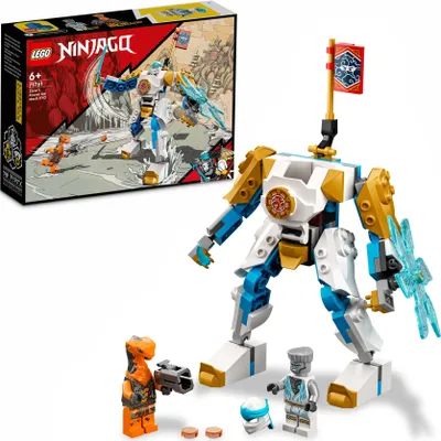 Produktbild von LEGO 71761 NINJAGO Zanes Power-Up-Mech EVO, Spielzeug ab 6 Jahren mit Ninja-Actionfigur und Schlange