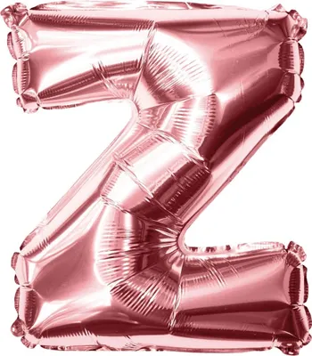 Produktbild von Oblique Unique Folien Luftballon Buchstabe Z Geburtstag JGA Hochzeit Party Deko Ballon - roségold