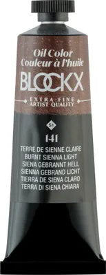 Produktbild von Blockx 3x Ölfarbe, Siena gebrannt hell - Tube 35ml - Hellsiena 213141BXC