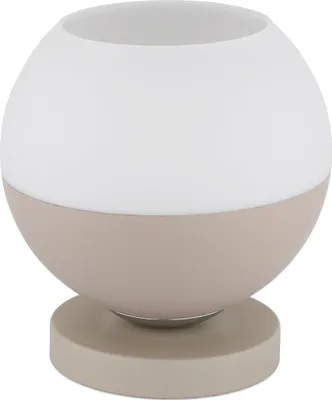Immagine prodotto di Lampada da tavolo, metallo, bianco opaco, interruttore a bilanciere, H 21 cm