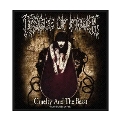 Obrázek produktu pro Cradle Of Filth - nášivka "Cruelty And The Beast" - polyester RO6443 (One Size) (Black/Brown/White)