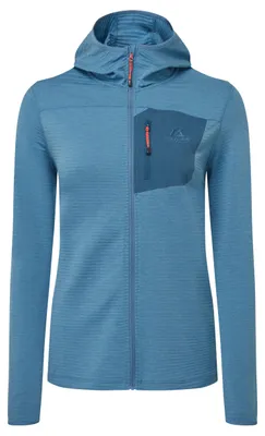 Immagine prodotto di Giacca con cappuccio Lumiko da donna, Mountain Equipment - Giacca in pile da donna - Colore: Stellar/Majolica, taglia: 14