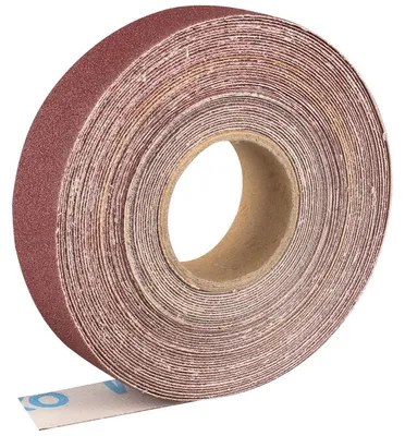 Productafbeelding van Schuurpapierrol, aluminiumoxide, korrelgrootte 100, afmetingen 2,5 cm x 10 m