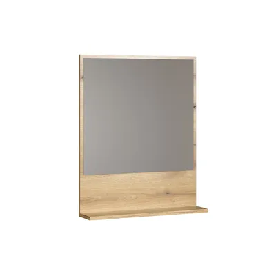 Zdjęcie produktu dla PureBliss lustro do kąpieli 60cm z półką dąb dekor.