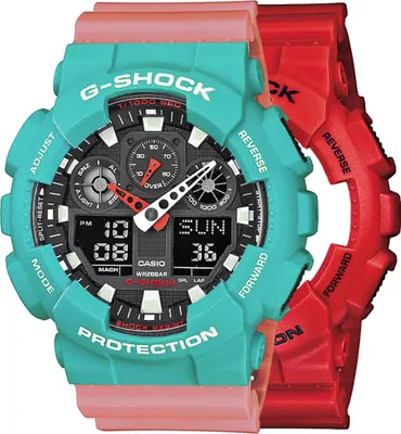 Image de Montre Casio G-Shock SET GA-100B-4AER + BEZEL 10410475 + BAND 10498150 20BAR