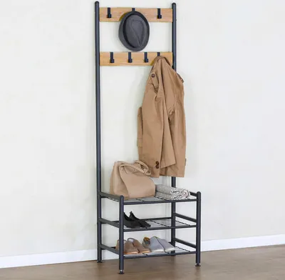Obrázek produktu pro Šatní skříň s policí Max Home ocelová melaminovaná dřevotříska Minimalist 60 x 175 x 40 cm