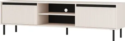 Obrázek produktu pro Selsey Osaka - TV skříňka se 2 zásuvkami a 2 přihrádkami, pískově béžová, 179 cm