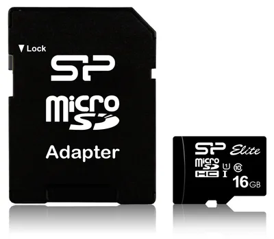 Zdjęcie produktu dla Silicon Power Elite, 16 GB, MicroSDHC, Klasa 10, UHS-I, 85 MB/s, Class 1 (U1)