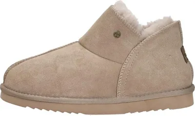Image de Warmbat Willow  Pantoffels Dicht - Taupe - Maat 43