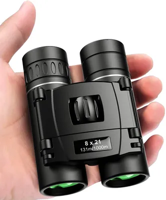 Produktbild von Exortus Kompaktes Fernglas 8x21 FMC BaK4 für Erwachsene & Kinder inkl. Tasche und Trageriemen