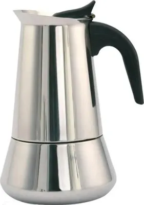 Obrázok produktu pre Orbegozo KFI 660, Moka kanvica, Čierna, Nerezová oceľ, Nerezová oceľ, 6 šálok, 1 kusov