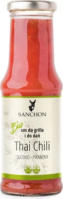 SOS WEGAŃSKI THAI CHILI BEZGLUTENOWY BIO 210 ml - SANCHON