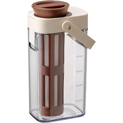 Produktbild von Cold Brew Kaffeezubereiter 1L Mit 350 Mesh Edelstahlfilter Auslaufsicher Zerlegbar Für Büro & Zuhause