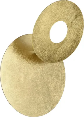 Produktbild von Trio Leuchten LED Wandleuchte Leano 6W, warmweiß goldfarbig Metall