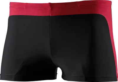 Produktbild von Beco Herren-Schwimmboxershorts Schwarz/Rot