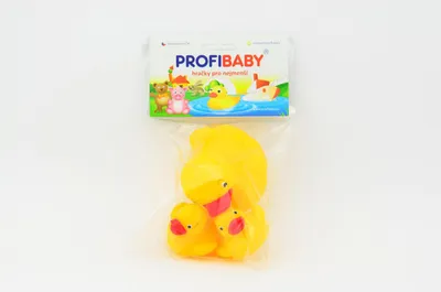 Obrázek produktu pro Kačenka/Kačenky sada do vany 3ks guma v sáčku  14x24cm 0m+