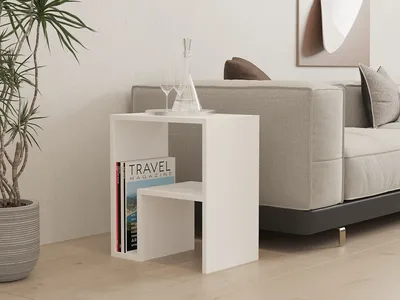 Obrázok produktu pre Skye Decor, Yepa - White, bočné stolíky, biela, 45 x 51,8 x 30 cm