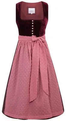 Produktbild von Dirndl Wolfersdorf 70cm Länge bordeaux 46