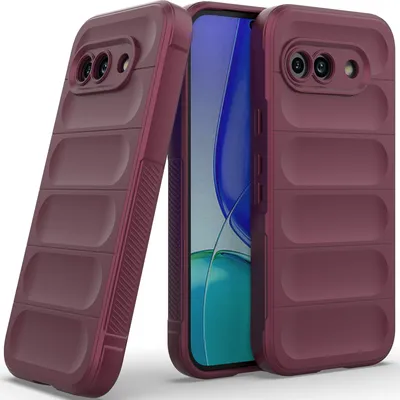 Produktbild von Handyhülle für Google Pixel 9A Weich TPU Silikon Stossfest Anti-rutsch Hülle bordeaux