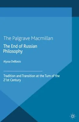 Produktbild von The End of Russian Philosophy