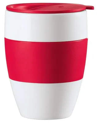 Produktbild von Koziol AROMA TO GO 2.0 Isolierter Becher 400ml Himbeere Rot