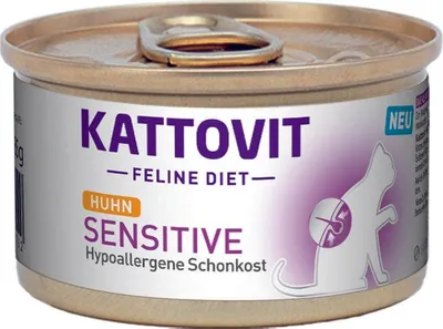 Produktbild von Kattovit - Feline Diet Dose Sensitive 12x85g | Huhn