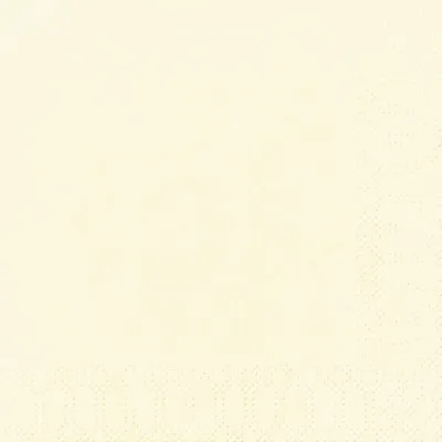Image de Duni 104955 Servietten 3lagig Tissue Uni champagne, 33 x 33 cm, 20 Stück