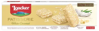 Immagine prodotto di Loacker Gran Pasticceria Bianco Cocco biscotti di wafer fine 100g