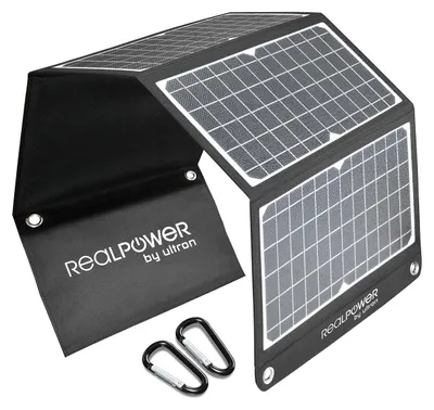 Produktbild von RealPower Solarpanel SP-30E 30 Watt 4 Panel Faltbar