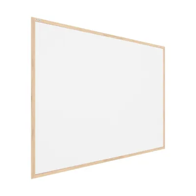Zdjęcie produktu dla Tablica korkowa biały kolor korka (rama drewniana) 90x60 cm