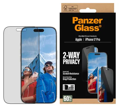 Immagine prodotto di PanzerGlass ® 2-Way Privacy Screen Protector iPhone 17 Pro | Ultra-Wide Fit w. EasyAligner