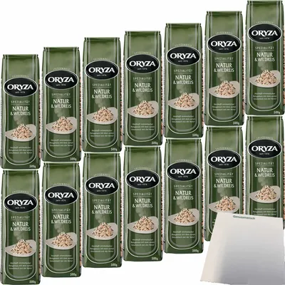 Produktbild von Oryza Natur und Wildreis 14er Pack (14x500g Packung) + usy Block