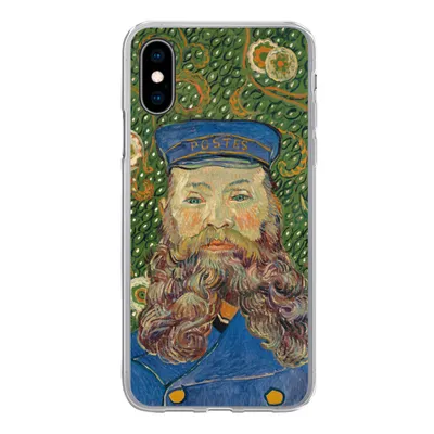 Produktbild von MuchoWow® Handyhülle Schutzhülle Hülle für iPhone X Porträt des Postboten Joseph Roulin - Vincent van Gogh Silikon Softcase Handy Hülle - Handyhülle