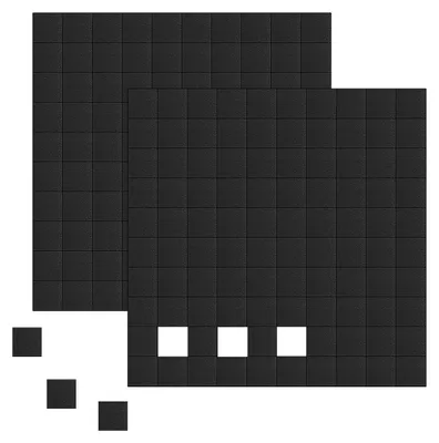 Produktbild von 200 selbstklebende Magnete, selbstklebende Magnetscheiben (10 x 10 mm), flache Magnetstreifen, selbstklebende Magnete für Schule, Büro, Kühlschrank und Whiteboard