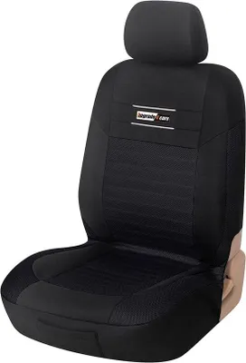 Produktbild von Famanu Autositzbezug Universal | Wasserfest und Rutschfest | Autozubehör Schwarz