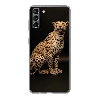 Produktbild von MuchoWow® Handyhülle Schutzhülle Hülle für Samsung Galaxy S21 Plus Leopard - Tiere - Fleck Silikon Softcase Handy Hülle - Handy-Tasche