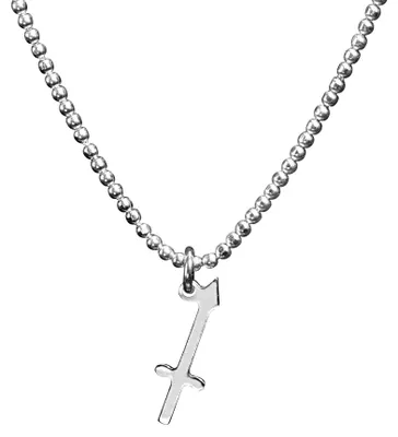 Produktbild von SILBERMOOS Sternzeichen Damen Kette Schütze Sagittarius, Anhänger mit Kugel-Kett
