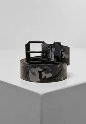 Produktbild von Urban Classics TB4863 | Synthetic Leather Camo Belt S/M bis L/XL - Farbe: darkcamo - Größe: S/M