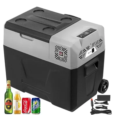 Zdjęcie produktu dla Lodówka - Mini lodówka - Mała lodówka - Mini lodówka do napojów - Mała lodówka - Lodówki - Pojemność 42 litrów (40 kwart)
