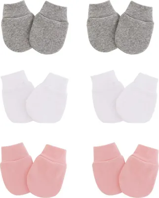 Produktbild von 6 Paar Neugeborenen-Fäustlinge, Baby- und Kleinkindhandschuhe, kratzfreie Fäustlinge
