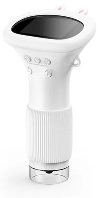 Zdjęcie produktu dla Mikroskop ręczny z ekranem 2 cale, 2 MP, powiększenie od 100 do 1000 razy, obrazowanie HD w czasie rzeczywistym, przenośny, z 8 diodami LED, biały