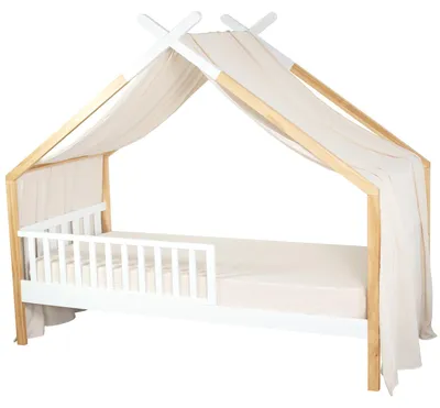 Immagine prodotto di Baldacchino per lettino in garza di cotone Jeann - 420 x 130 cm - Beige | by SEVIRA KIDS