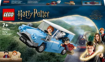 Obrázek produktu pro Lego Harry Potter, létající Ford Anglia, model 76424 – 165 dílků, figurky vysoké 5 cm
