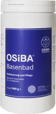Produktbild von OSiBA Basenbad 1,4 kg mineralischer Badezusatz für die sanfte Entsäuerung beim Baden