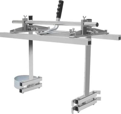 Produktbild von Kettensägen-Sägewerk - Mobiler Aufsatz - Für 63,5 cm Schwert - Einstellbare Schnittdicke - Für DIY & Holzarbeiten - Silber